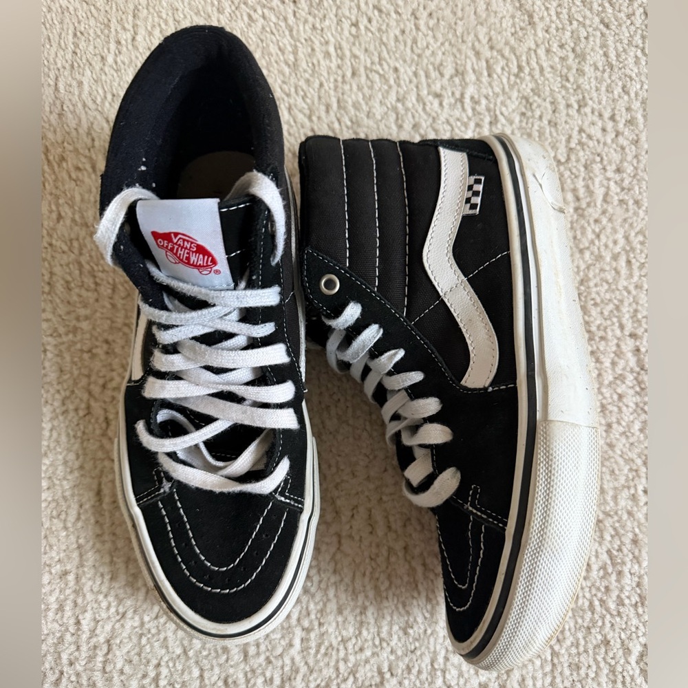 Vans Black and White High-Tops